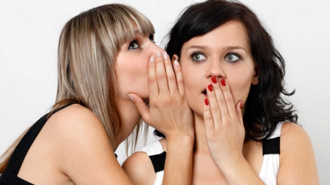 Girls Gossiping
